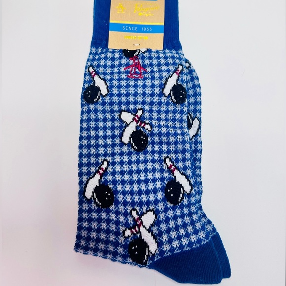 Original Penguin Brand Men's BOWLING Socks ONE SIZE - Picture 5 of 8